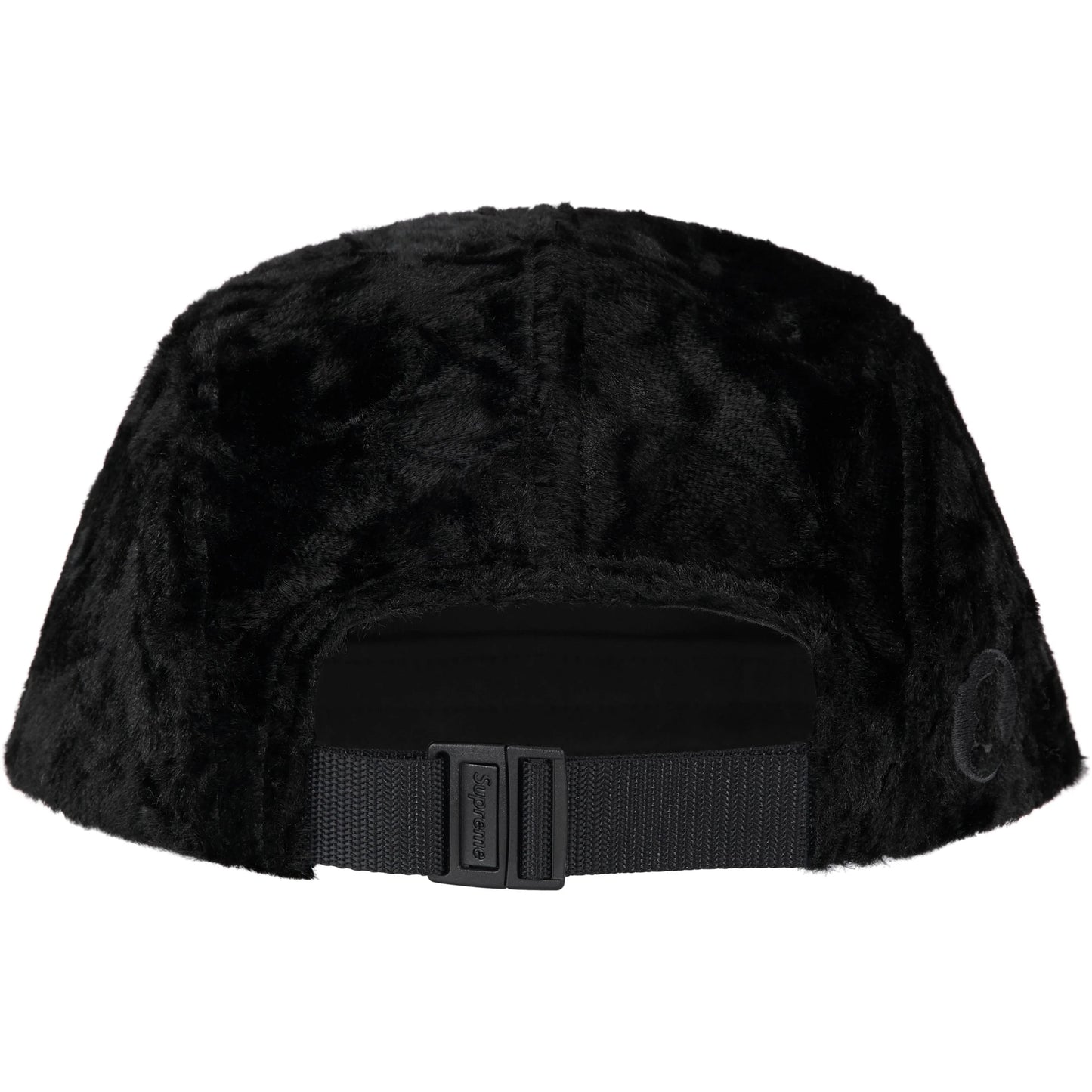 Supreme x GOODENOUGH Crushed Rayon Pile Camp Cap "Black"