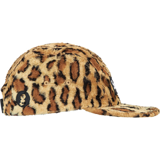 Supreme x GOODENOUGH Crushed Rayon Pile Camp Cap "Leopard"