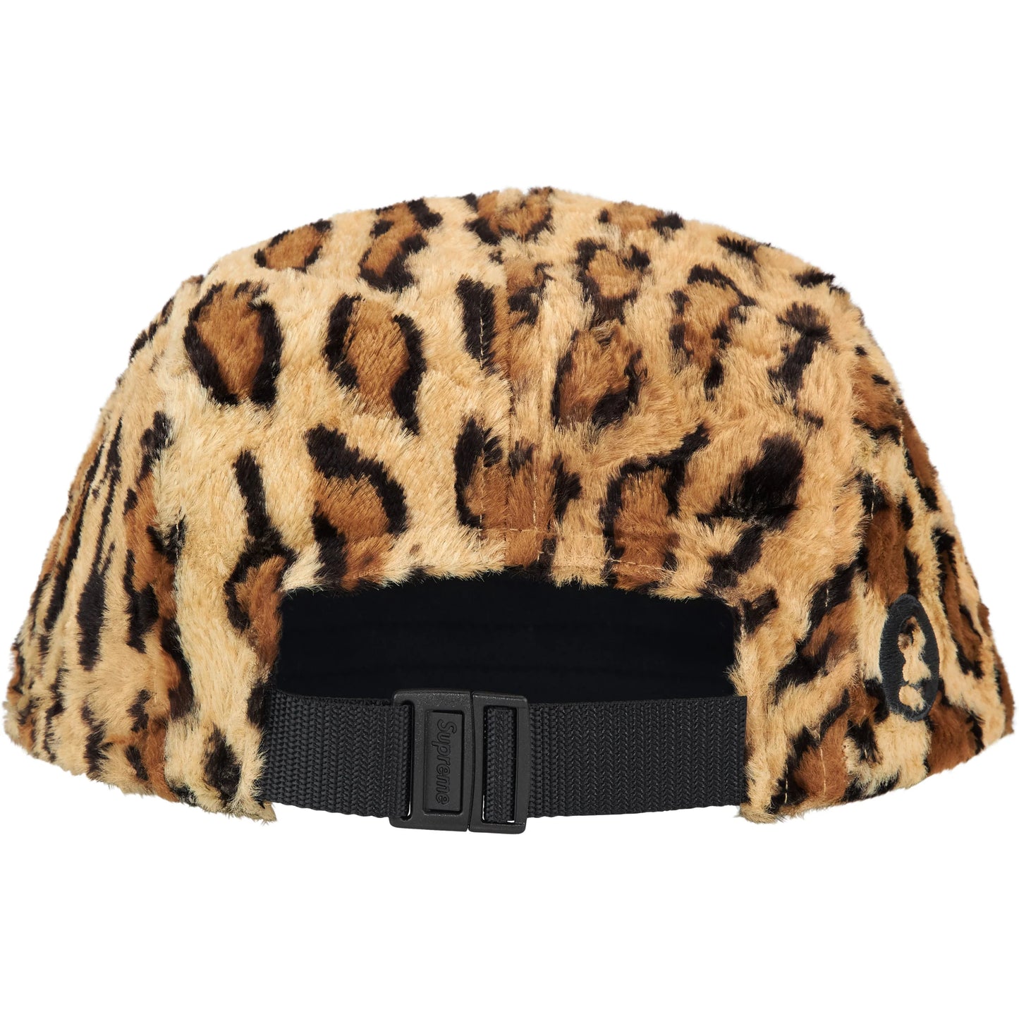 Supreme x GOODENOUGH Crushed Rayon Pile Camp Cap "Leopard"