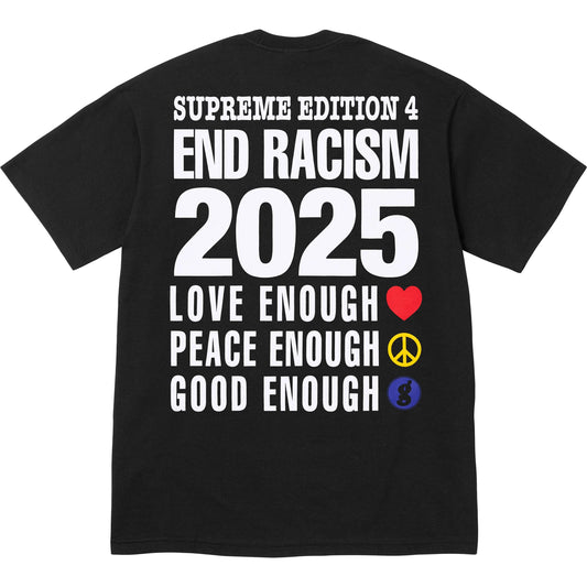 Supreme x GOODENOUGH End Racism Tee "Black"
