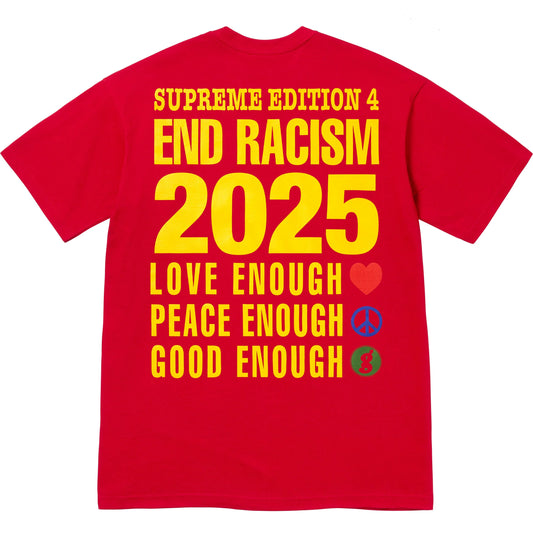 Supreme x GOODENOUGH End Racism Tee "Red"