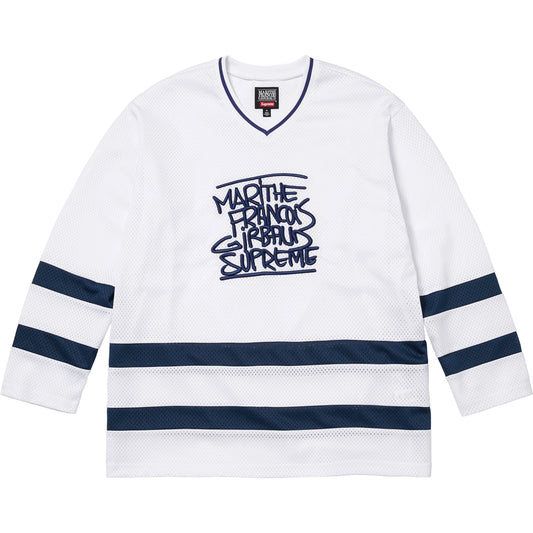 Supreme x Marithe + Francois Girbaud Hockey Jersey "White"