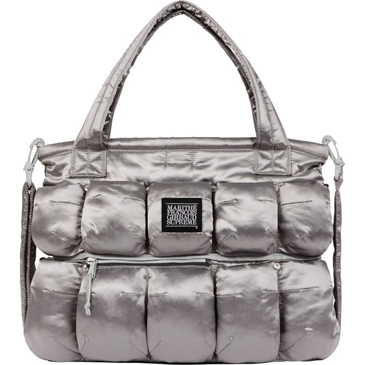 Supreme Marithe + Francois Girbaud Pokachu Puffer Tote Bag "Silver"