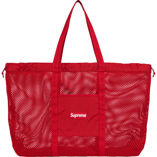 Supreme Mesh Tote Bag "Red"