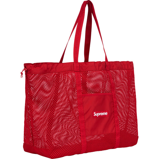 Supreme Mesh Tote Bag "Red"