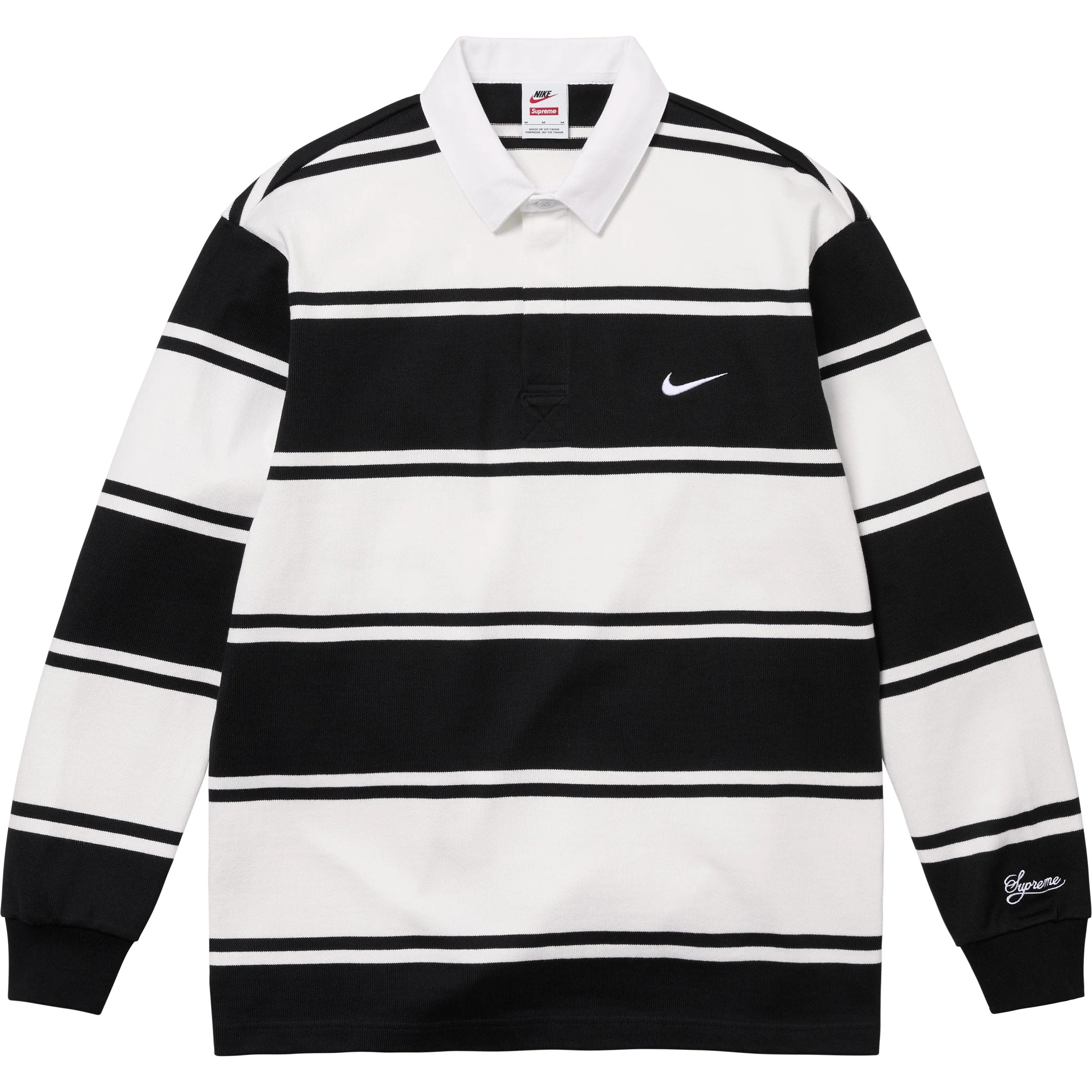Supreme Nike Stripe Rugby (SS25) - $128