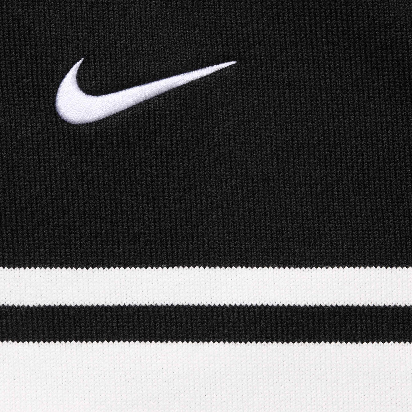 Supreme x Nike Stripe Rugby "Black"