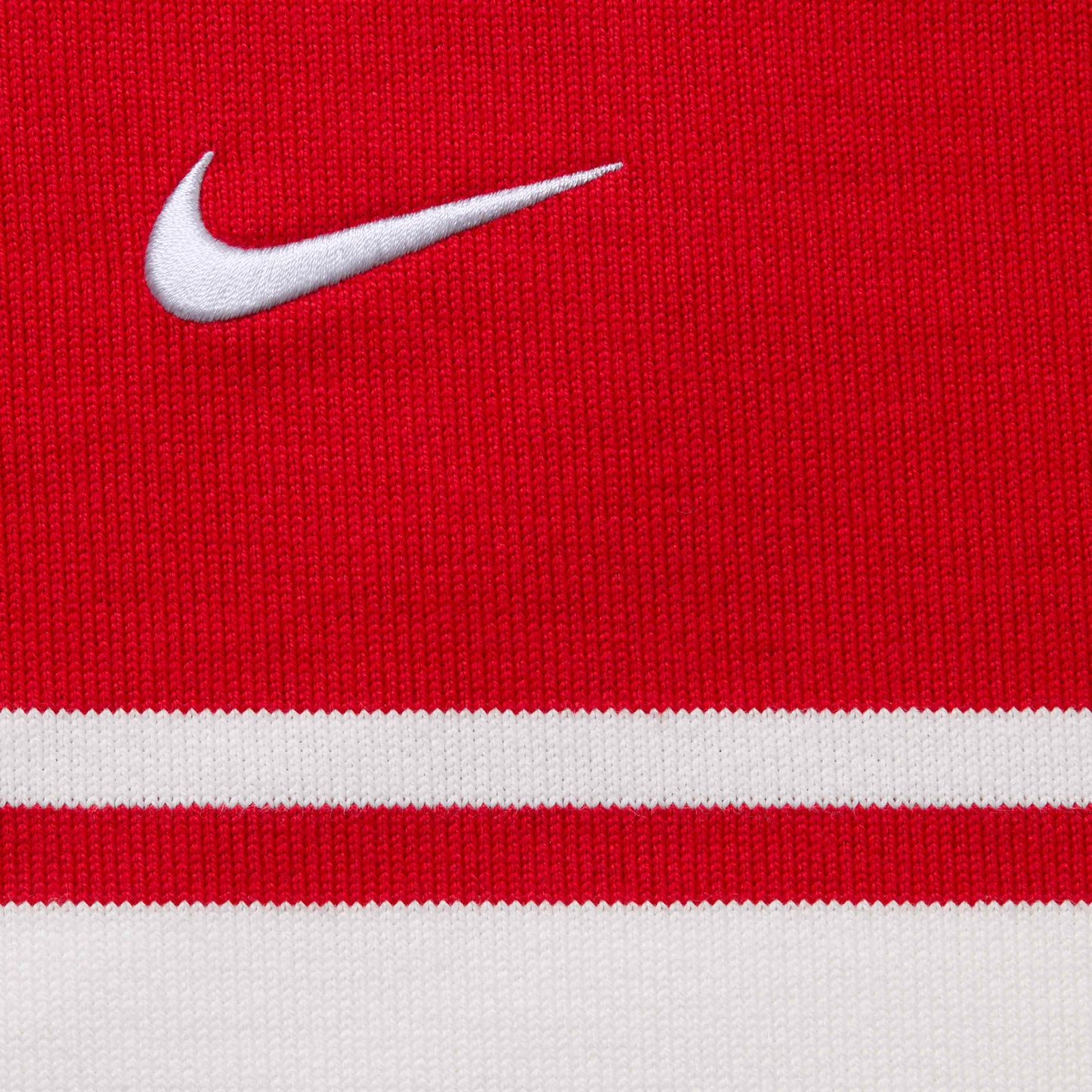 Supreme x Nike Stripe Rugby "Red"