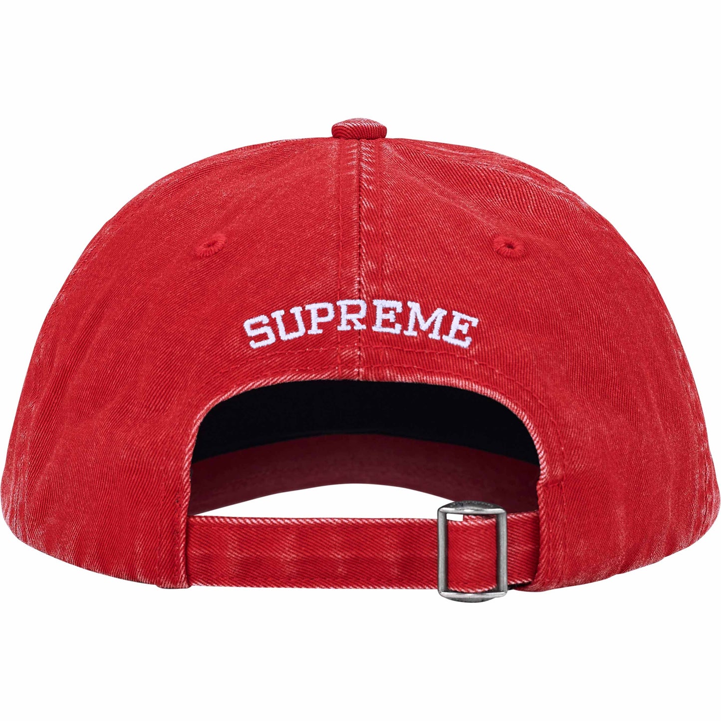 Supreme Pigment Coated S Logo 6-Panel "Red"