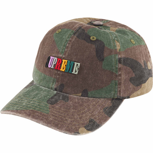 Supreme Pigment Dye 6-Panel "Woodland Camo"
