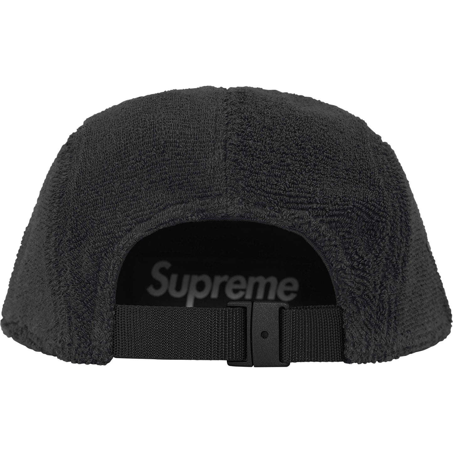 Supreme Reversible Terry Camp Cap "Black"