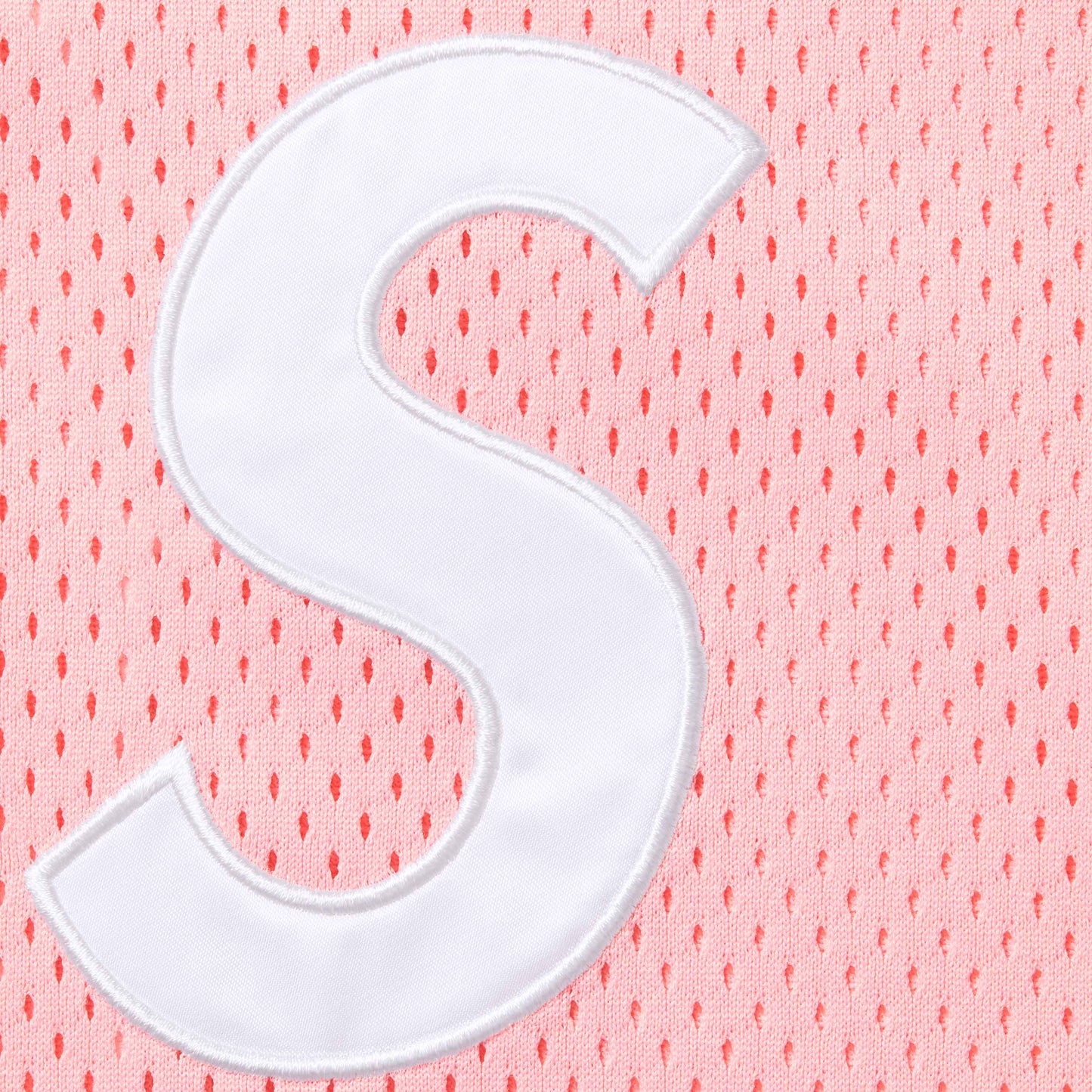 Supreme S Logo Baseball Henley "Pink"