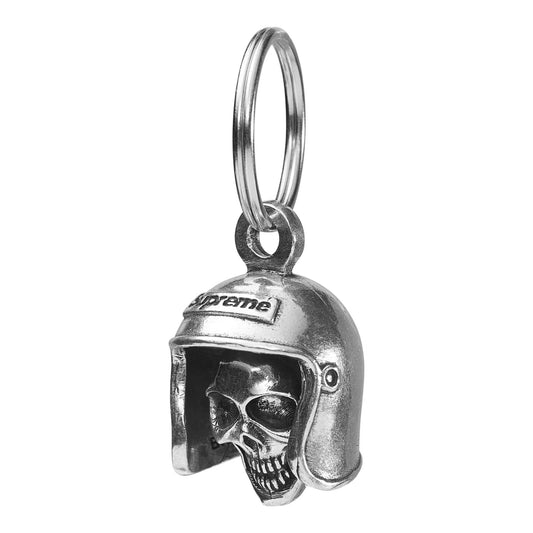 Supreme Skull Bell Keychain "Silver"