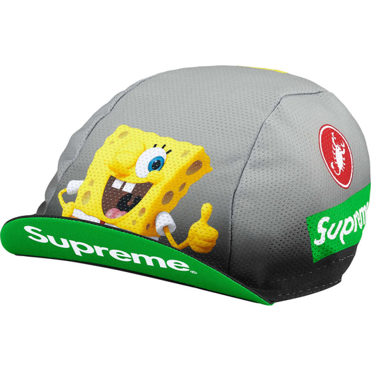 Supreme x SpongeBob SquarePants Castelli Cycling Cap "Black"