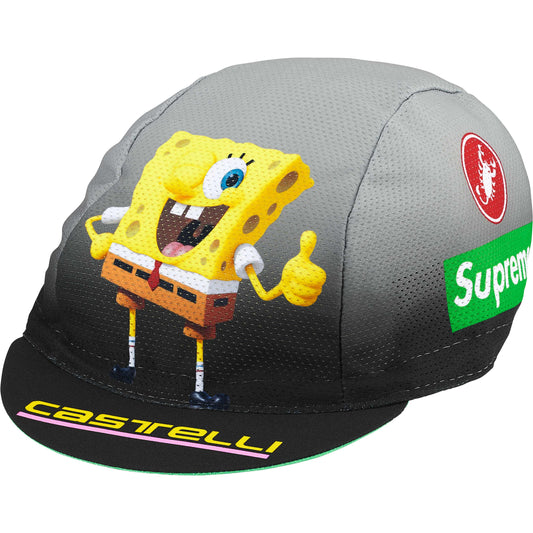 Supreme x SpongeBob SquarePants Castelli Cycling Cap "Black"