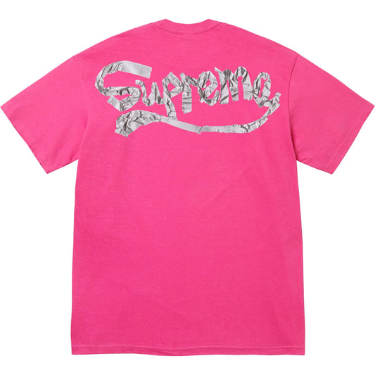 Supreme Tape Tee "Fuchsia"