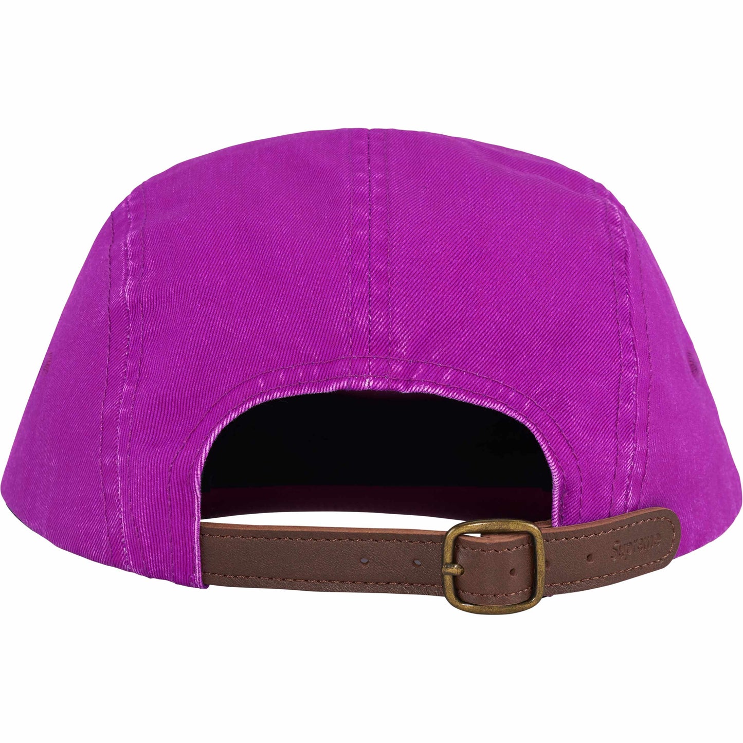 Supreme Washed Chino Twill Camp Cap "Bright Purple"