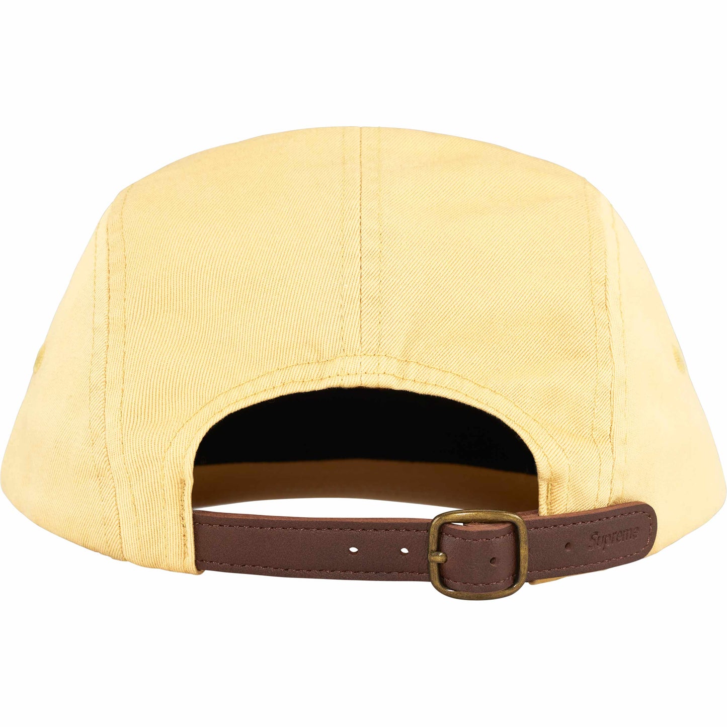 Supreme Washed Chino Twill Camp Cap "Light Yellow"