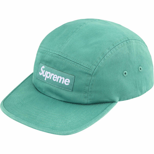 Supreme Washed Chino Twill Camp Cap "Sage"