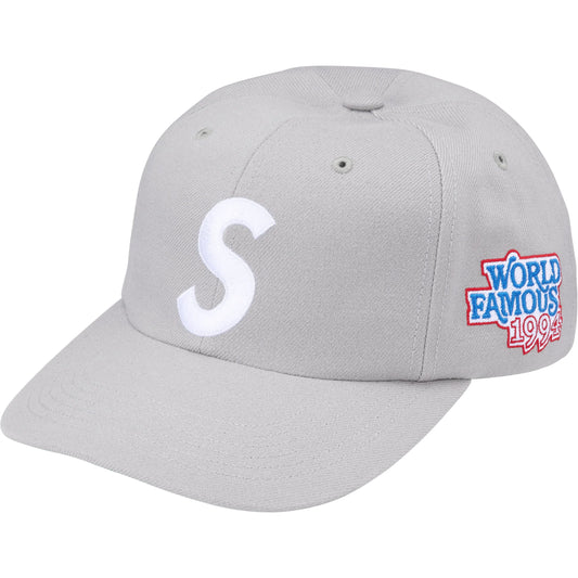 Supreme World Famous S Logo 6-Panel "Grey"
