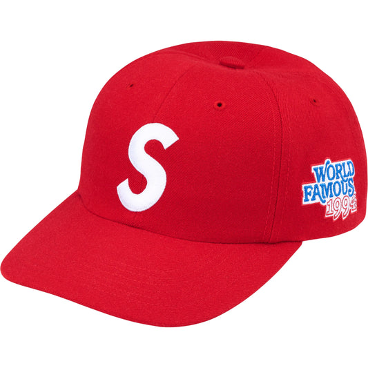 Supreme World Famous S Logo 6-Panel "Red"