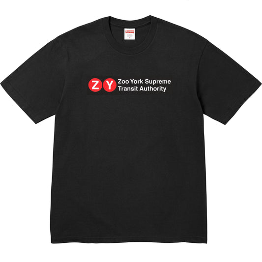 Supreme Zoo York Transit Tee "Black"
