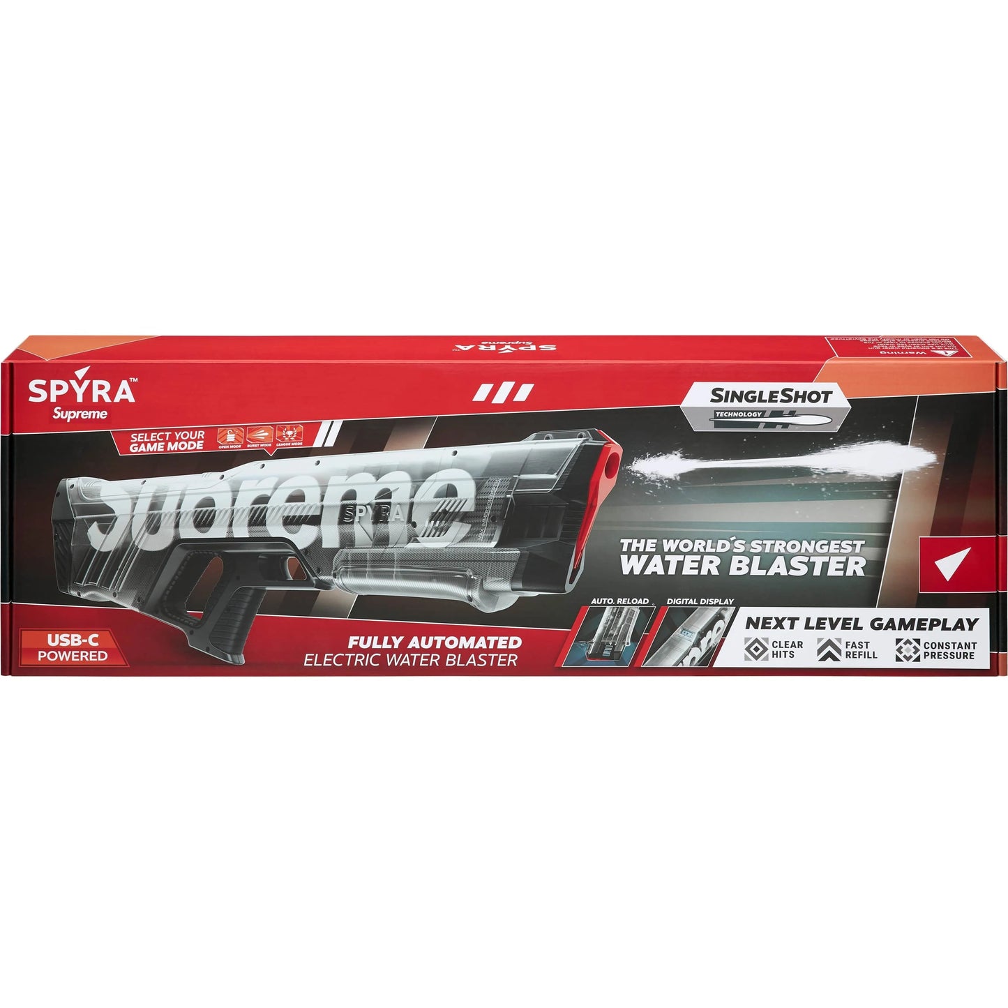 Supreme x SpyraThree Water Blaster "Clear"