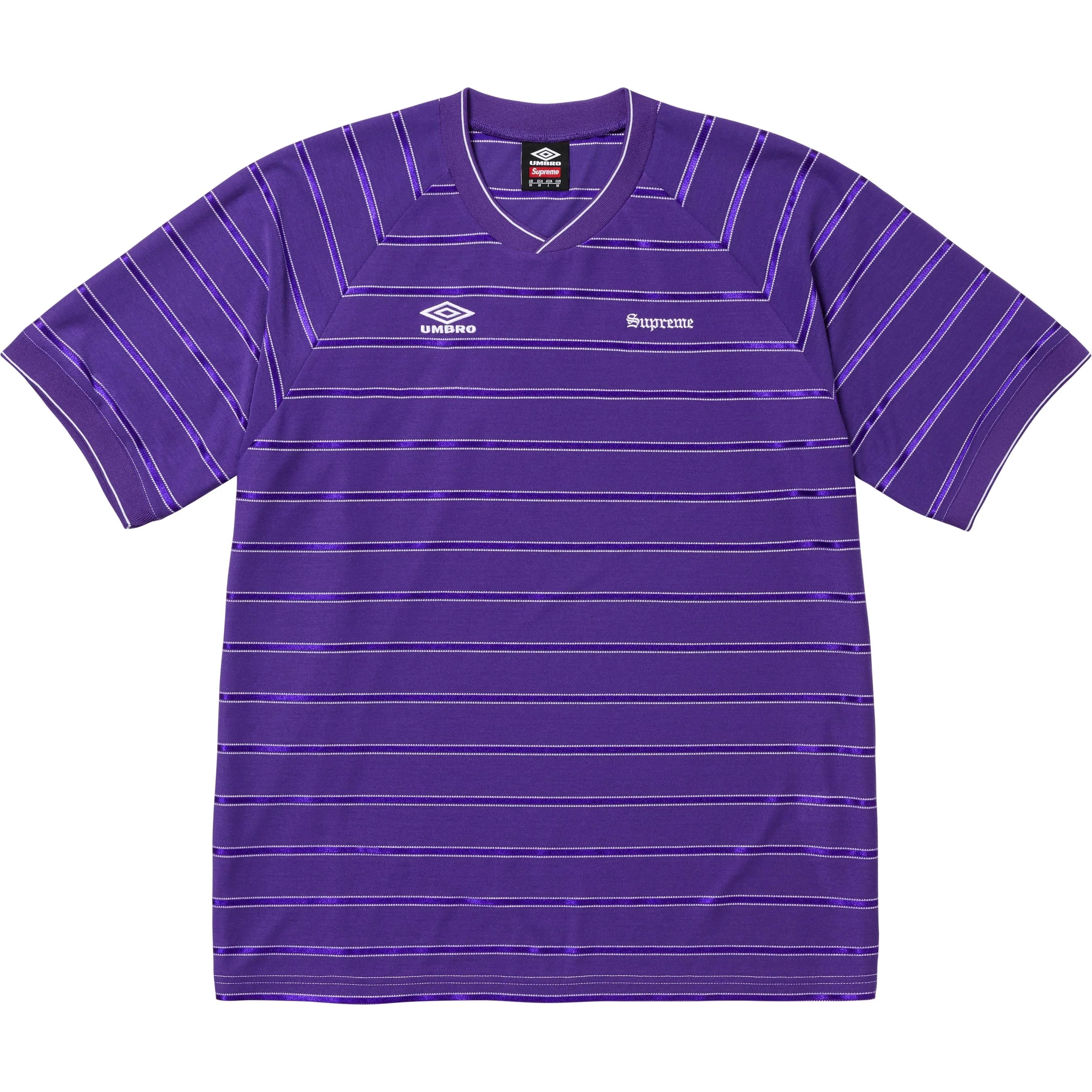 Supreme x Umbro Stripe Soccer Jersey Supreme x Umbro Stripe Soccer Jersey