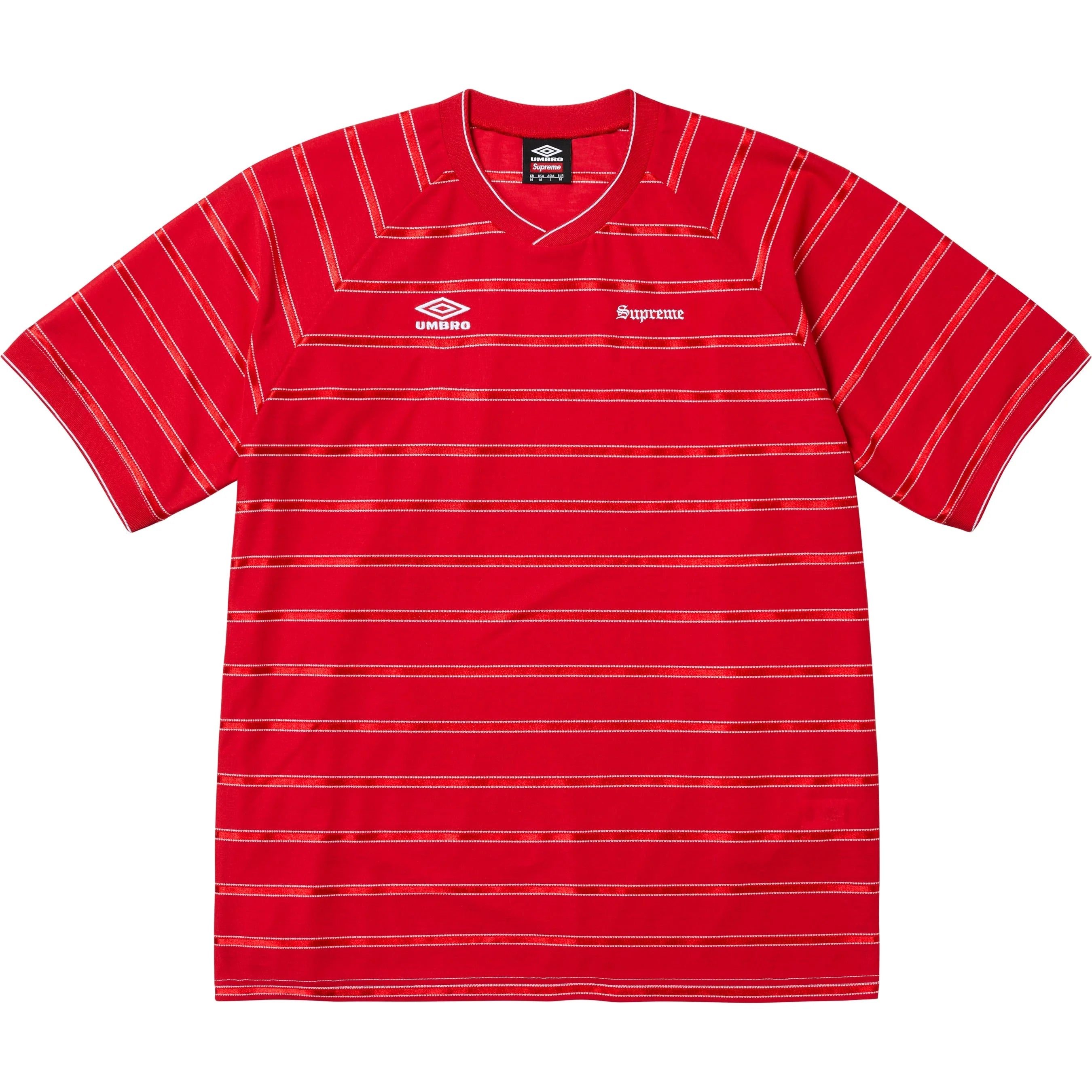 Supreme x Umbro Stripe Soccer Jersey 