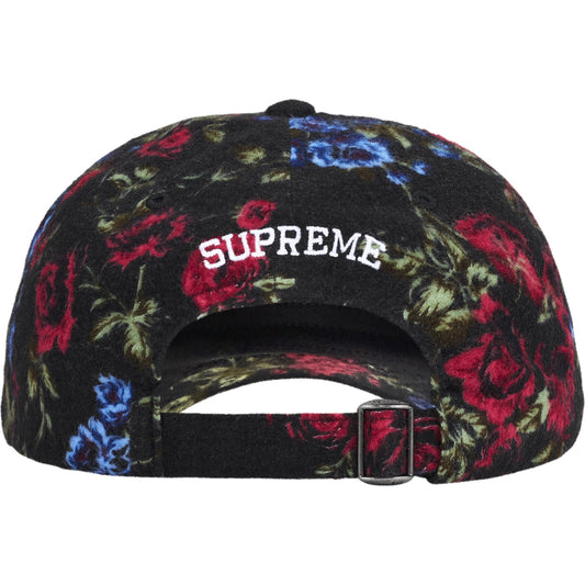 Supreme Floral Flannel 6-Panel "Black"