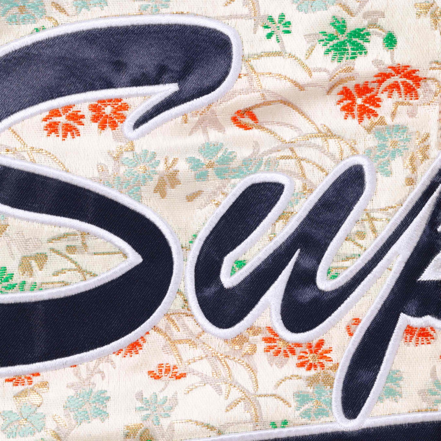 Supreme Floral Jacquard Baseball Jersey "White"