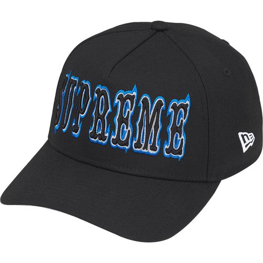 Supreme Gothic Outline Adjustable New Era "Black"