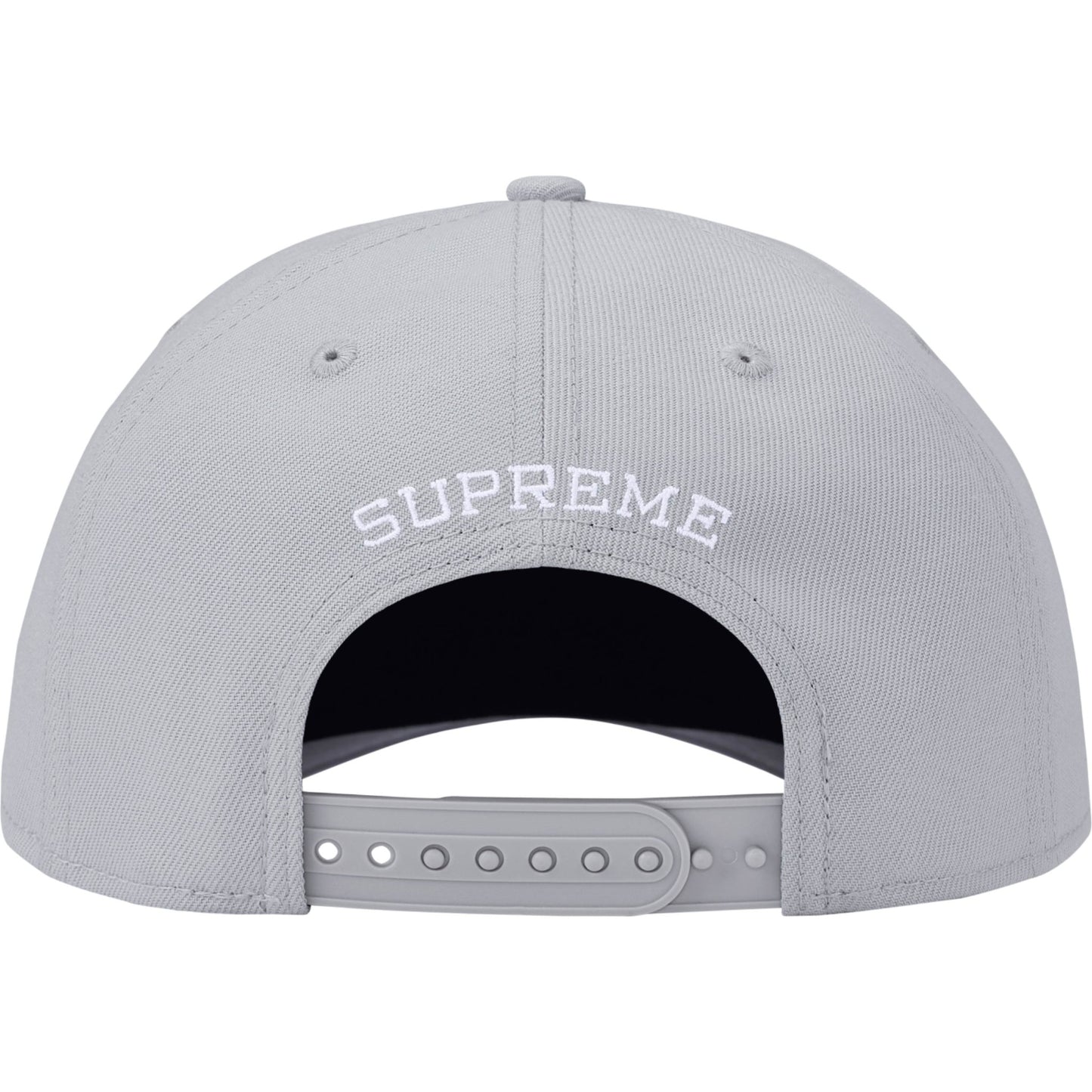 Supreme Gothic Outline Adjustable New Era "Grey"