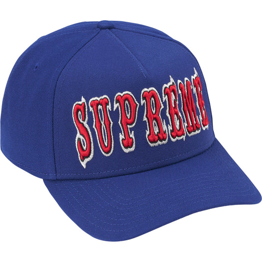 Supreme Gothic Outline Adjustable New Era "Navy"