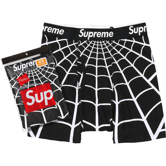 Supreme Hanes Spider-Man Boxer Briefs "Black" (2 Pack)