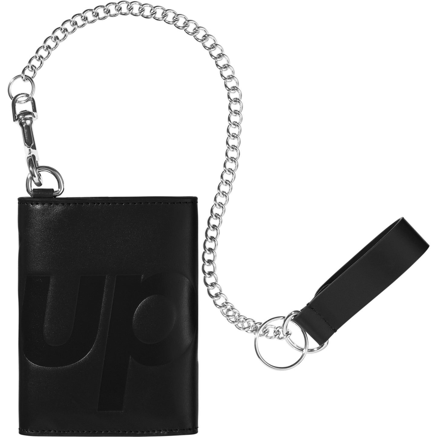 Supreme Leather Chain Wallet "Black"