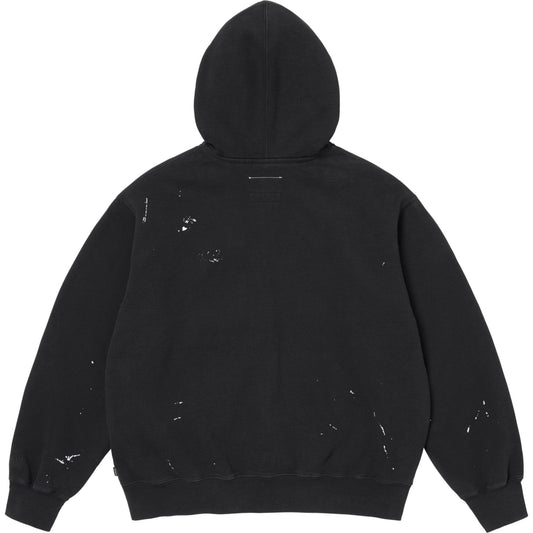 Supreme MM6 Maison Margiela Box Logo Zip Up Hooded Sweatshirt "Black"