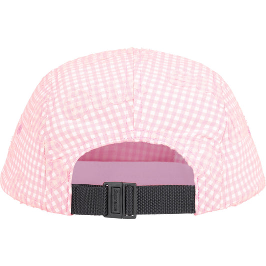 Supreme Monogram Gingham Camp Cap "Pink"