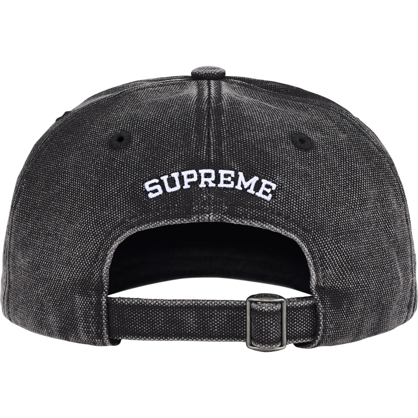 Supreme Pigment Coated S Logo 6-Panel "Black"