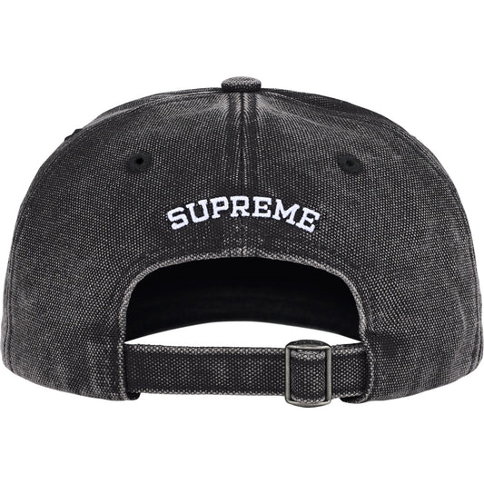 Supreme Pigment Coated S Logo 6-Panel "Black"