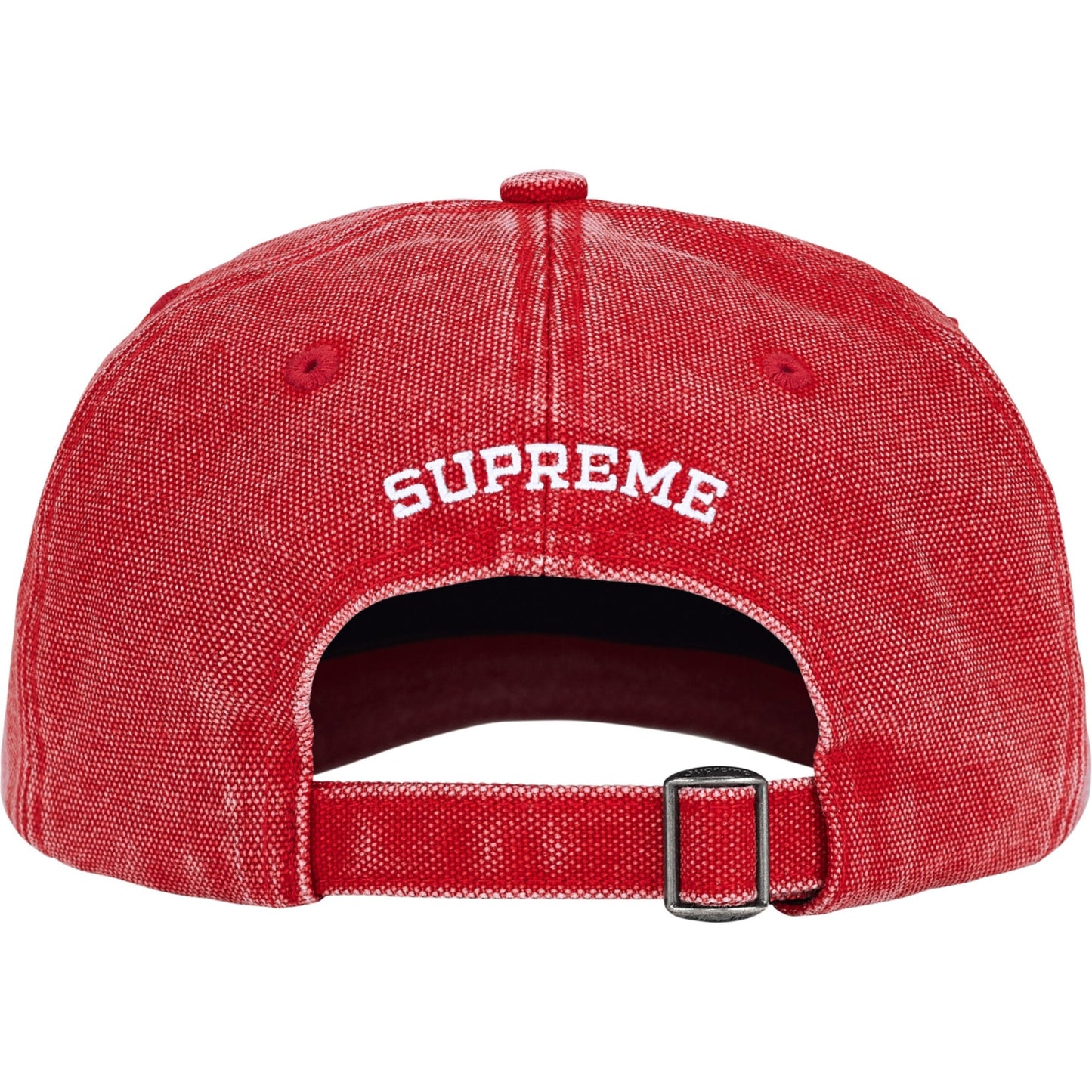 Supreme Pigment Coated S Logo 6-Panel "Red"