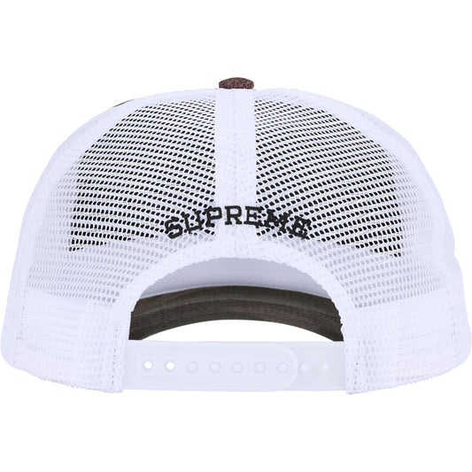 Supreme Raffia Mesh Back 5-Panel "Woodland Camo"