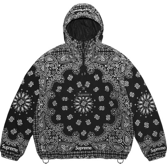 Supreme Reflective Bandana Anorak "Black"