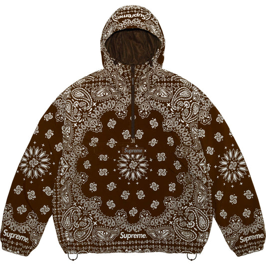 Supreme Reflective Bandana Anorak "Brown"