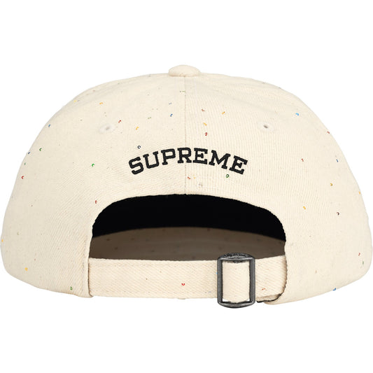 Supreme Sequin Denim Classic Logo 6-Panel "Natural"