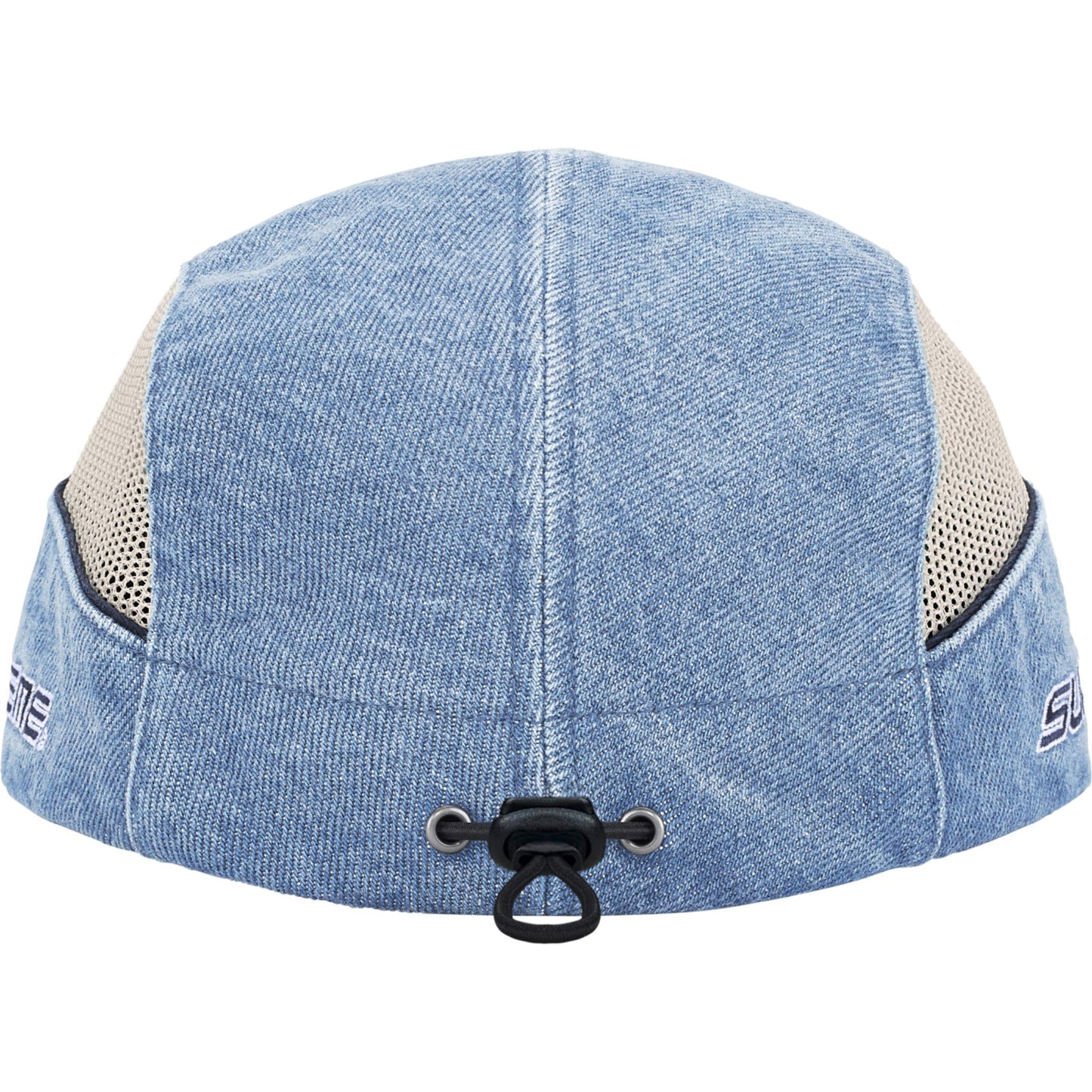 Supreme Side Mesh Piping Camp Cap "Denim"
