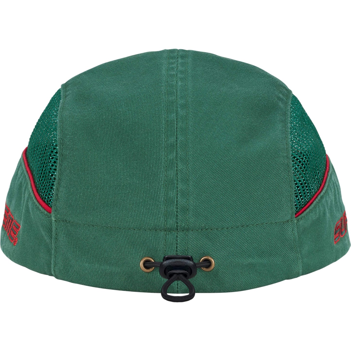 Supreme Side Mesh Piping Camp Cap "Green"