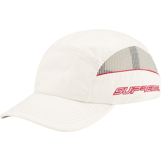 Supreme Side Mesh Piping Camp Cap "Stone"