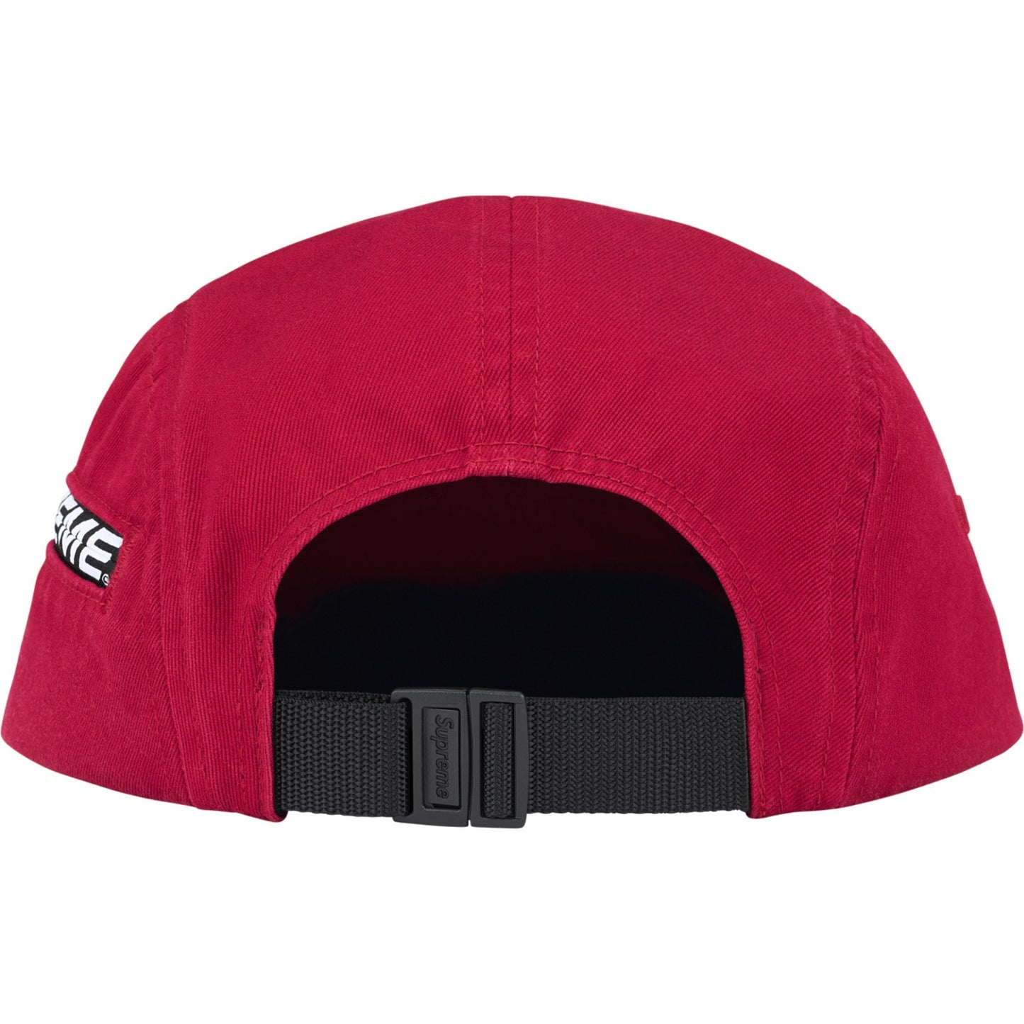 Supreme Side Zip Camp Cap "Red"