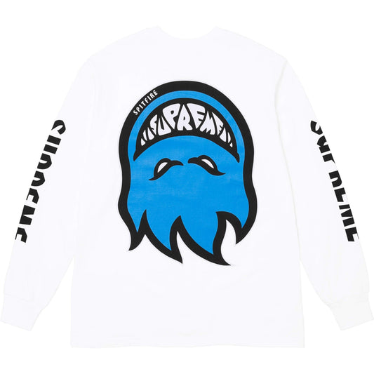 Supreme Spitfire L/S Tee "White"